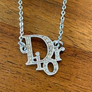 Silver Dior Necklace